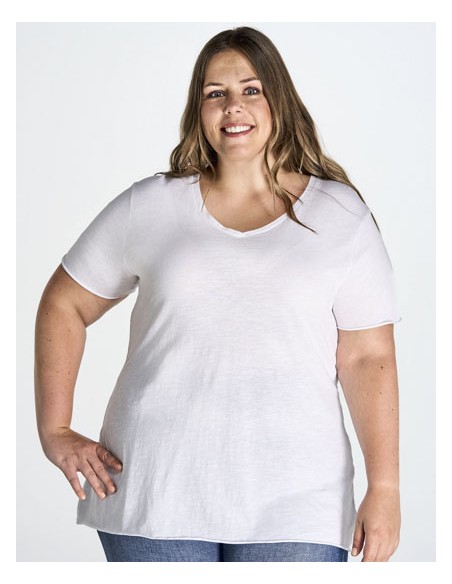 JHK-CURVSSLUB-Ladies Curves Slub T-Shirt 2